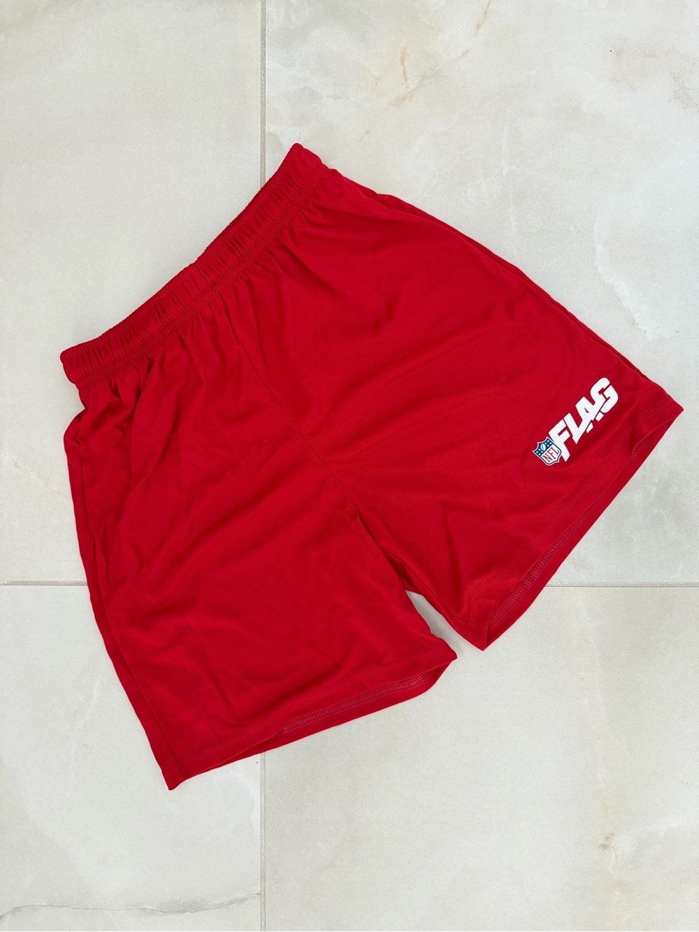 NFL FLAG Boys Red Uniform Shorts